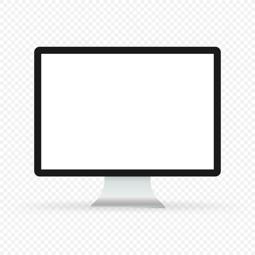 Laptop isolated vector. Gadget illustration vector. Modern computer a white background vector