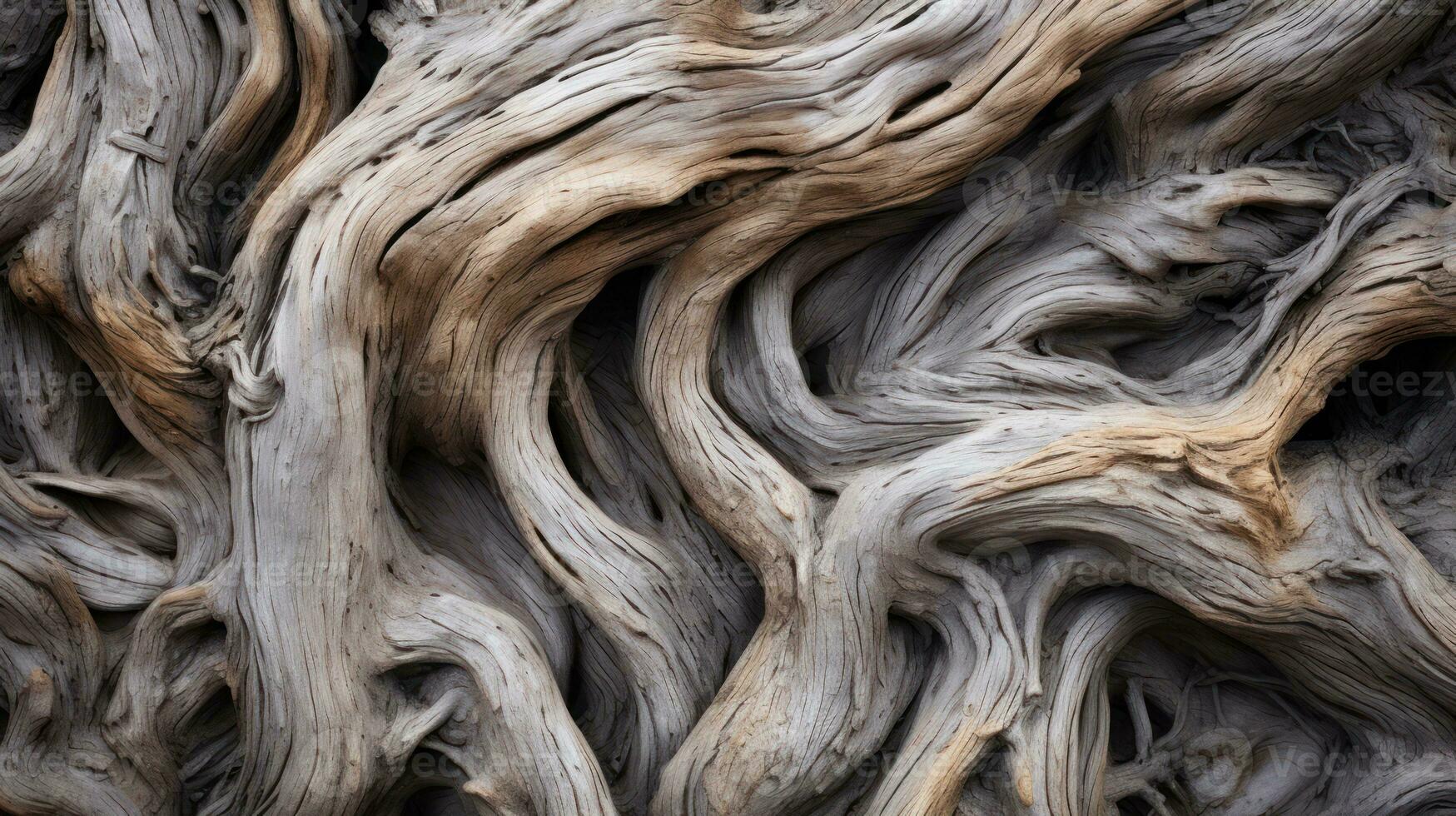 Closeup of the texture of a tree bark. Natural background. Generative AI photo