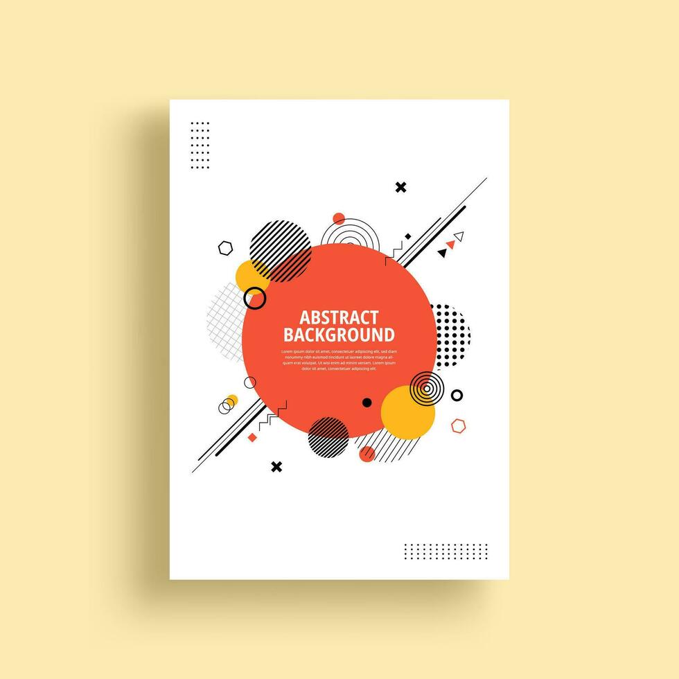 Abstract background for multipurpose brochures and posters vector