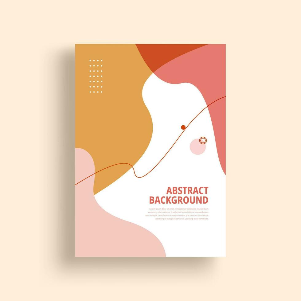 Abstract cover design vector