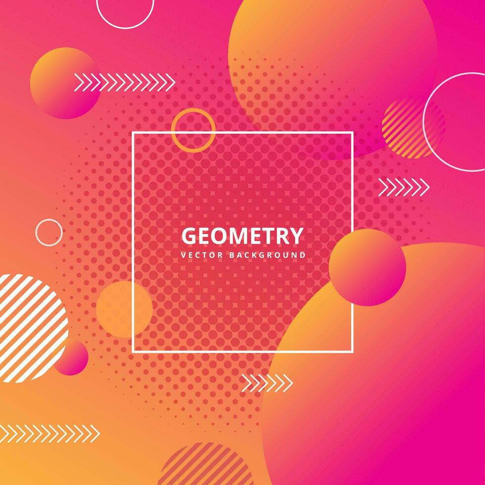 Abstract geometry graphic vector background