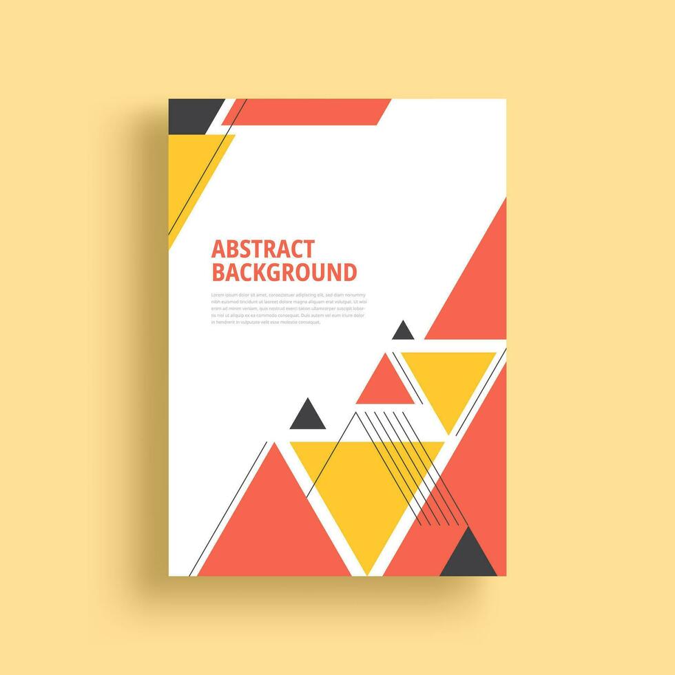 Abstract geometric background design vector