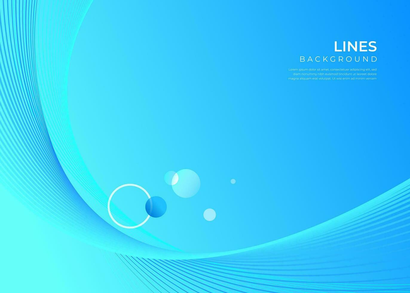 Abstract glowing wave lines background vector