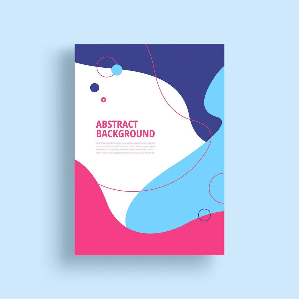 Abstract cover design vector