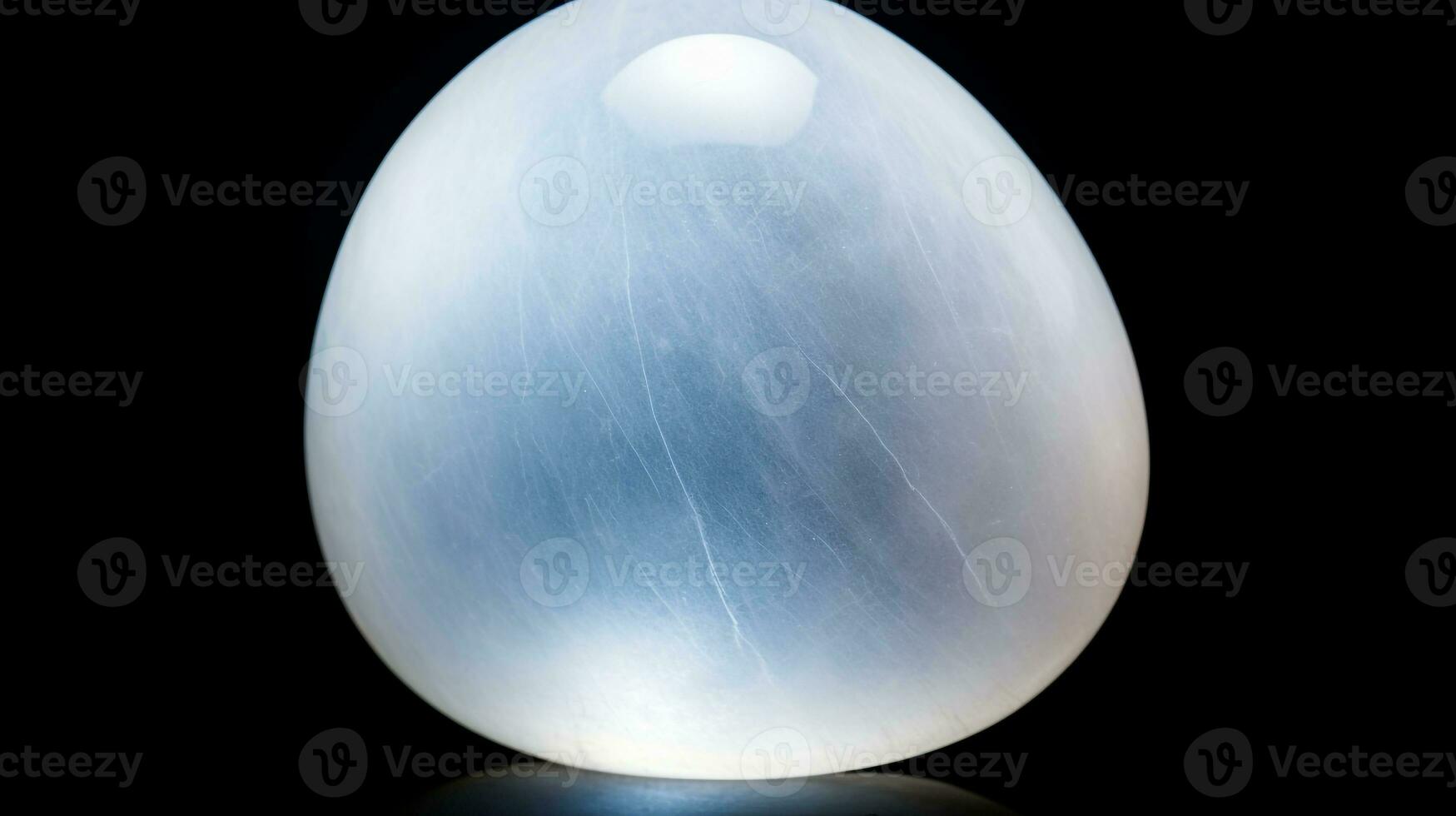 Photo of Moonstone isolated on white background. Generative AI