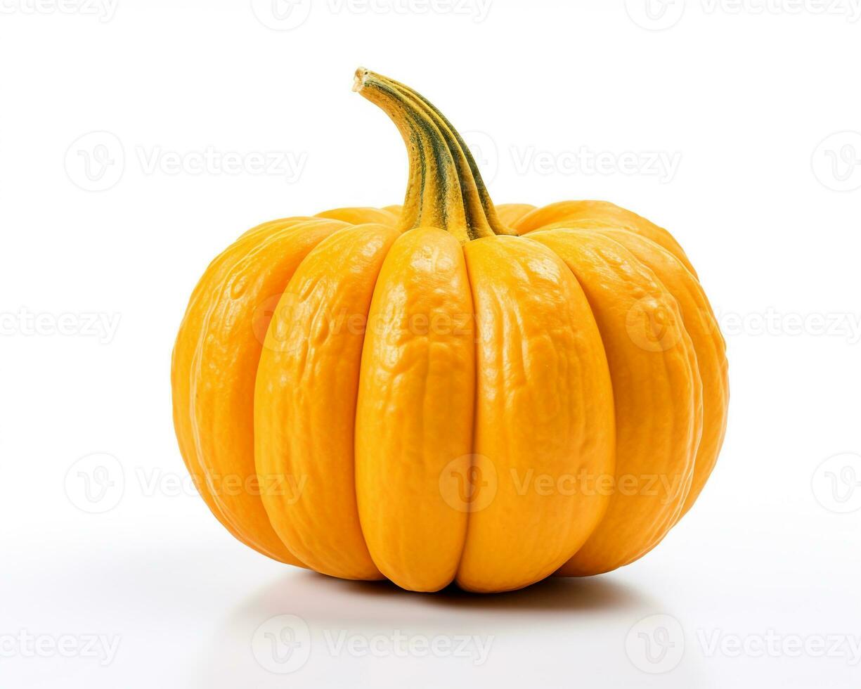 foto de calabaza aislado en blanco antecedentes. generativo ai