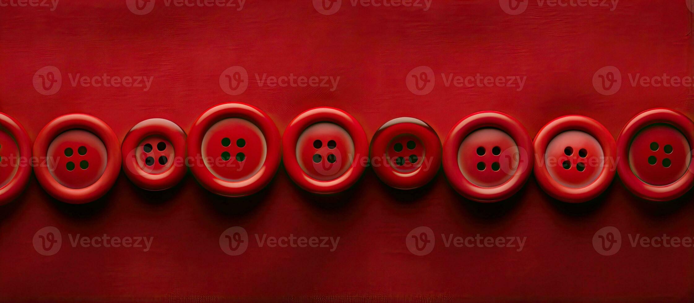 Red textured pattern with buttons photo