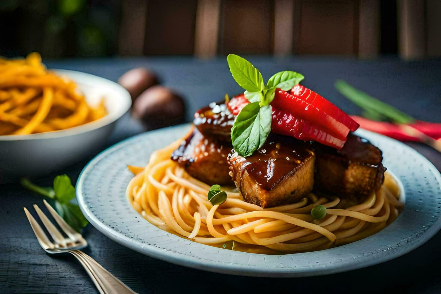 chinese food is a popular choice for many people. AI-Generated photo