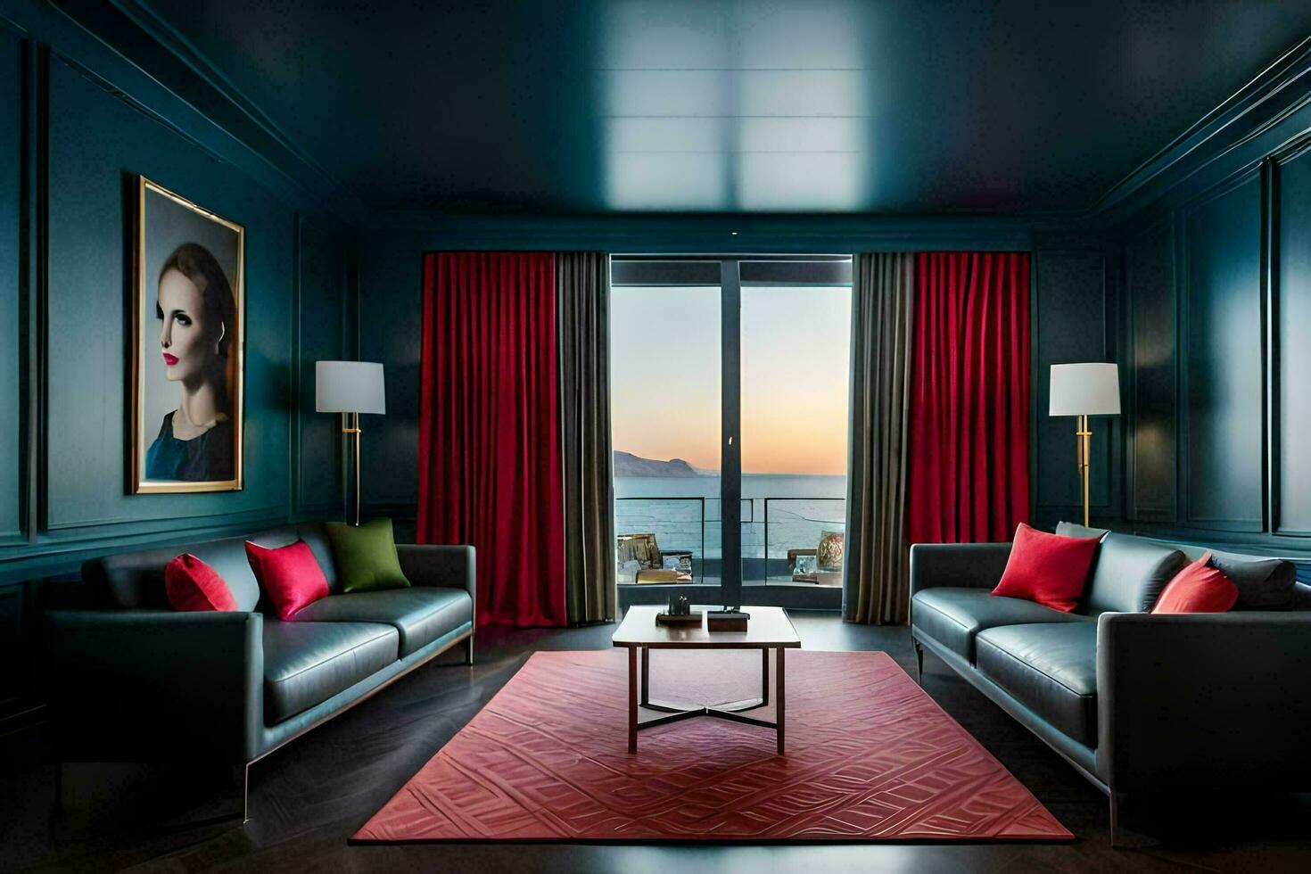 the suite at the st. regis monaco. AI-Generated photo