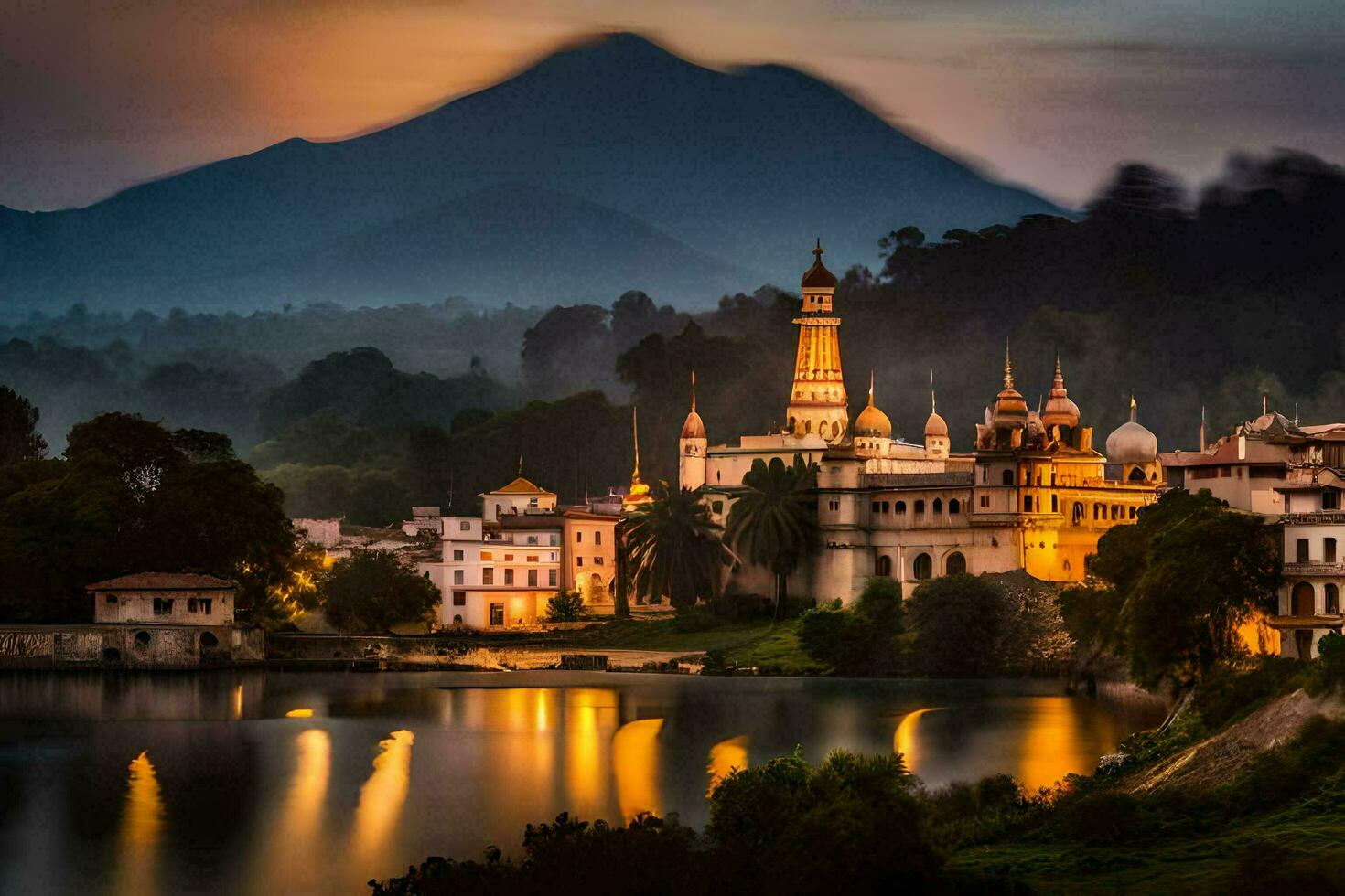 el ciudad de kochi, kerala, India. generado por ai foto