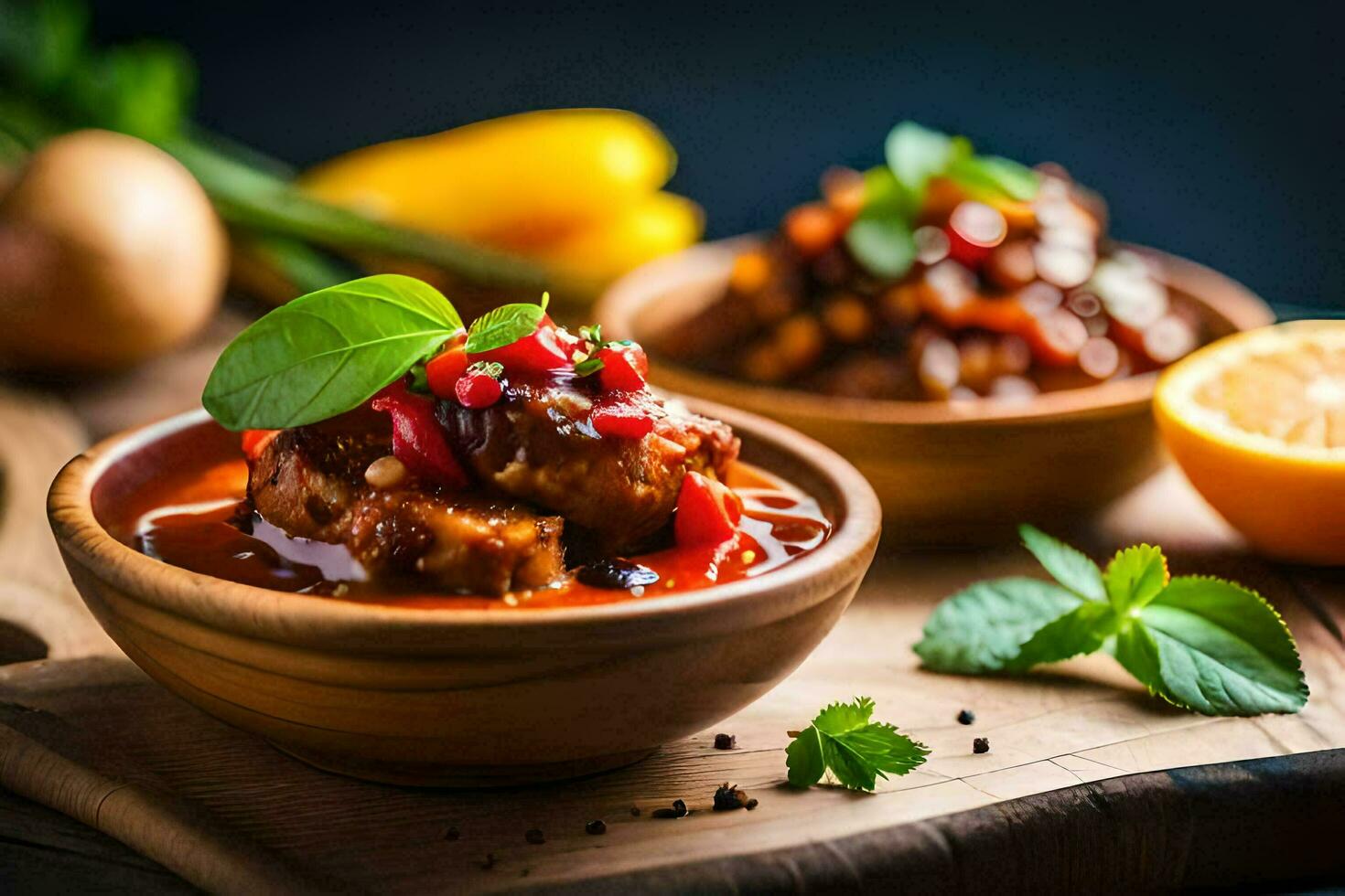 the best food in the world is in the kitchen. AI-Generated photo