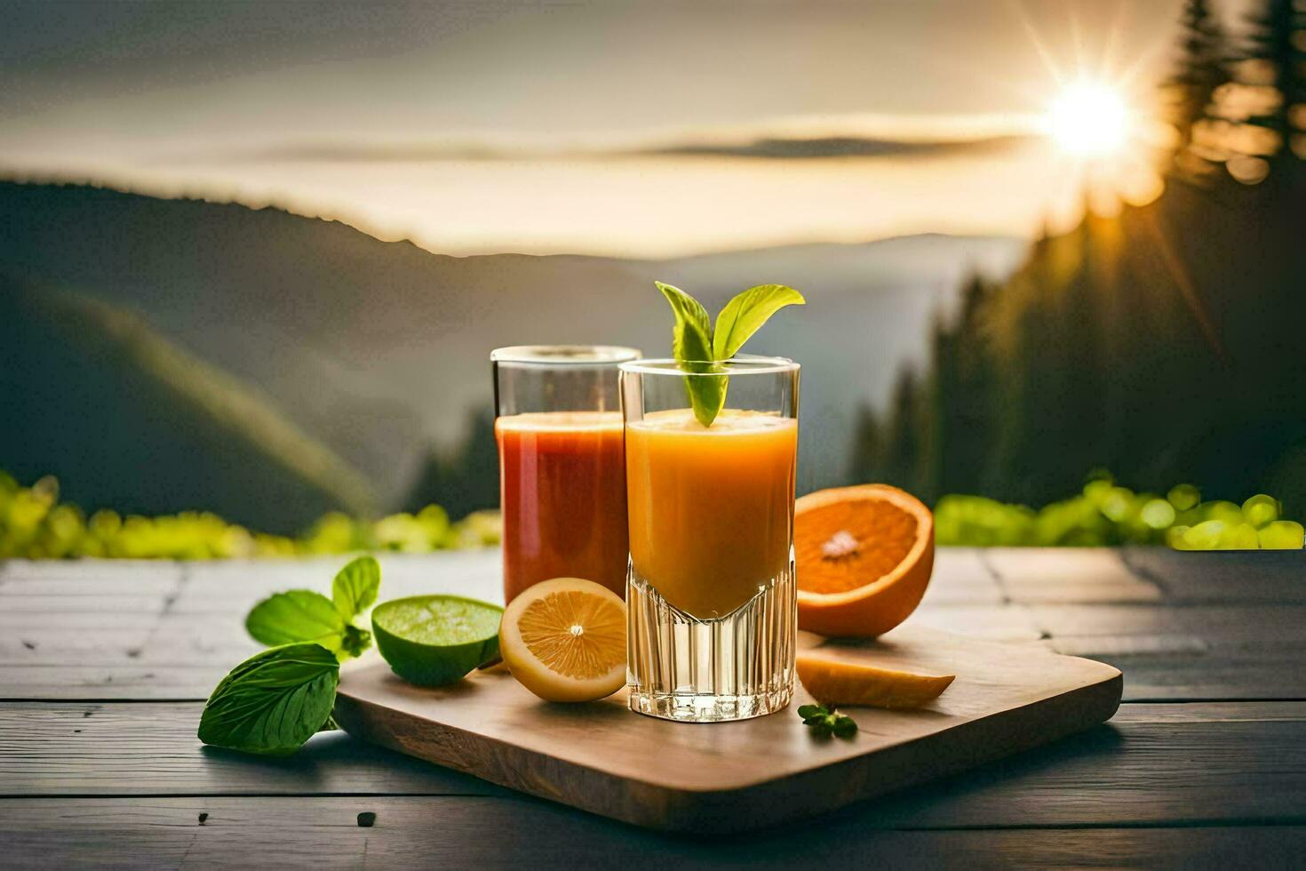 the best juice cleanses for weight loss. AI-Generated photo