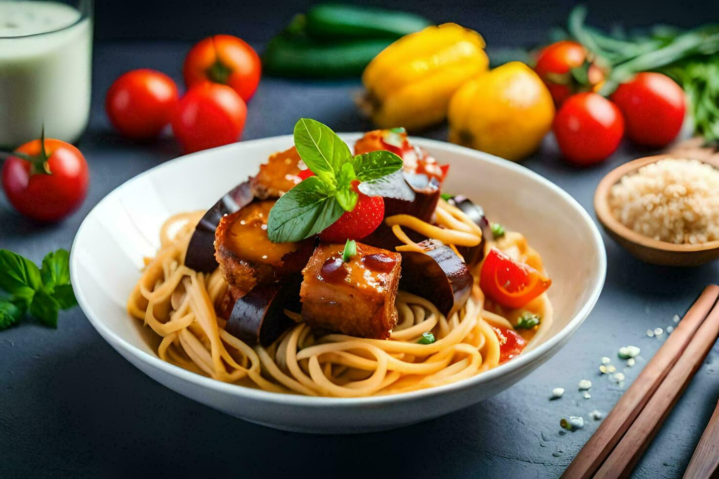chinese food is a popular choice for many people. AI-Generated photo