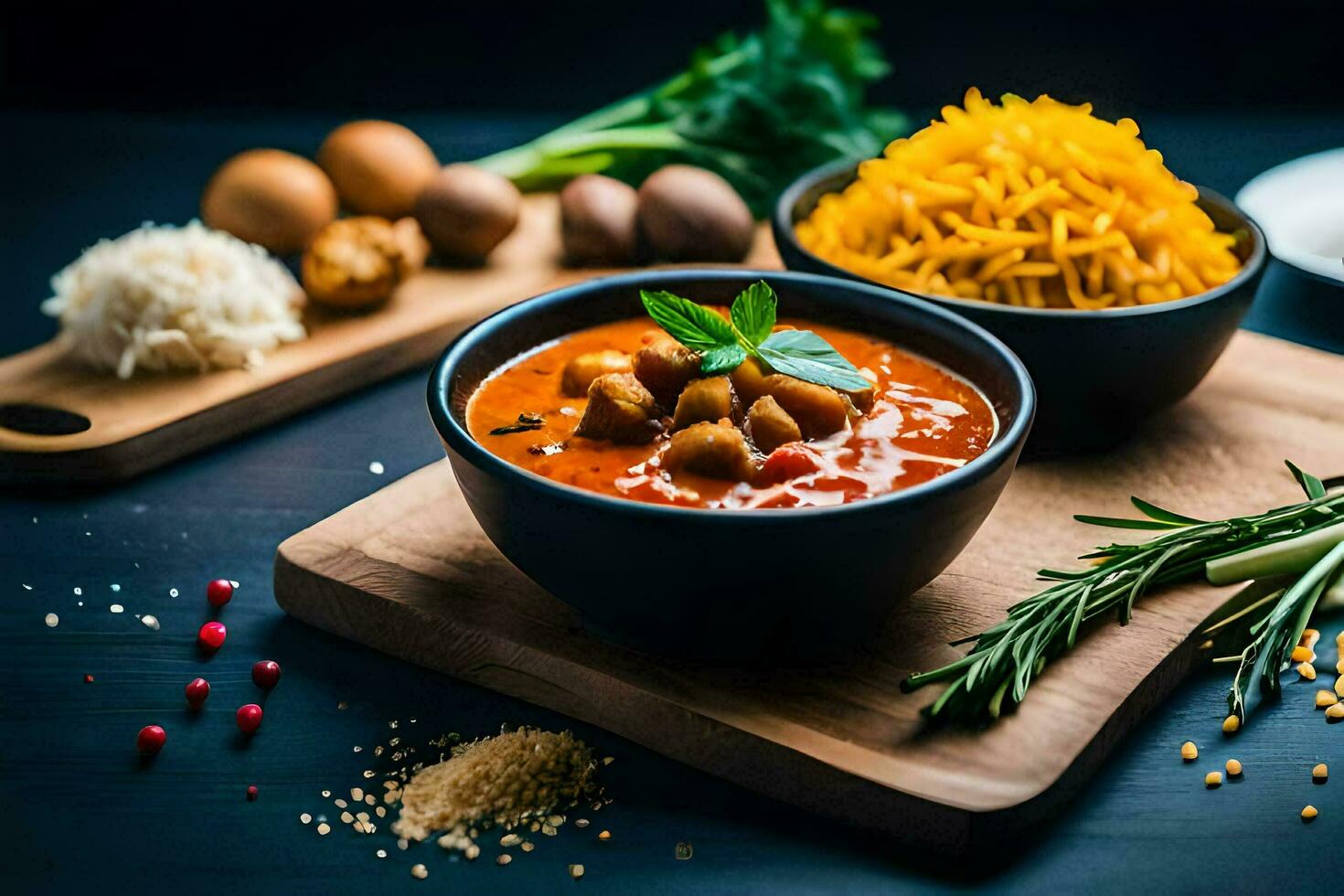 indian food is a popular choice for many people. AI-Generated photo