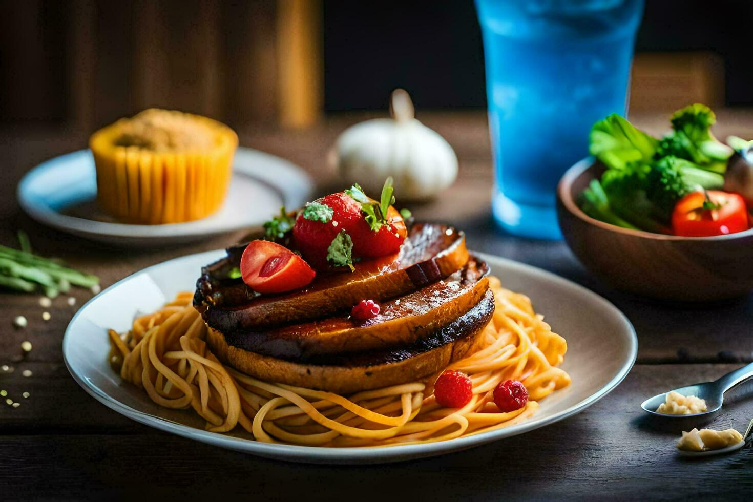 the best foods to eat on a diet. AI-Generated photo