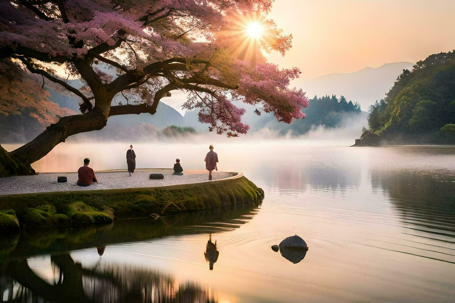 the japanese way of life. AI-Generated photo
