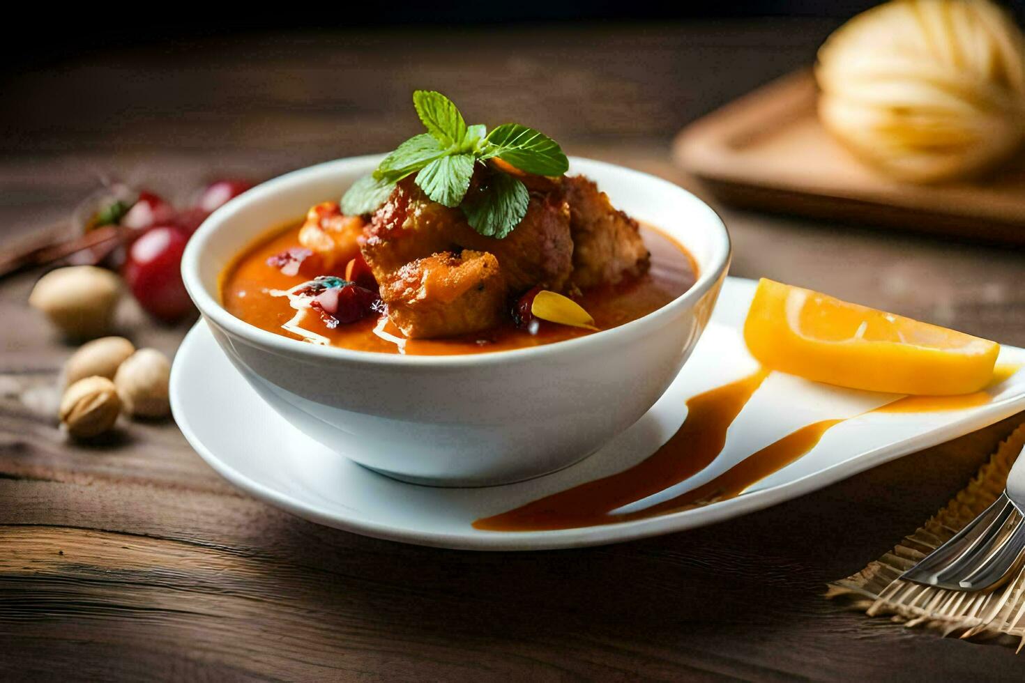 the best curry in the world. AI-Generated photo
