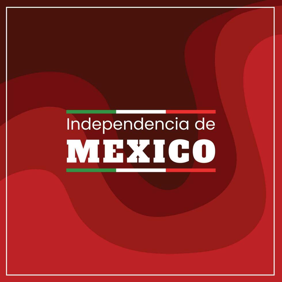 vector plano diseño mexico independencia día concepto modelo