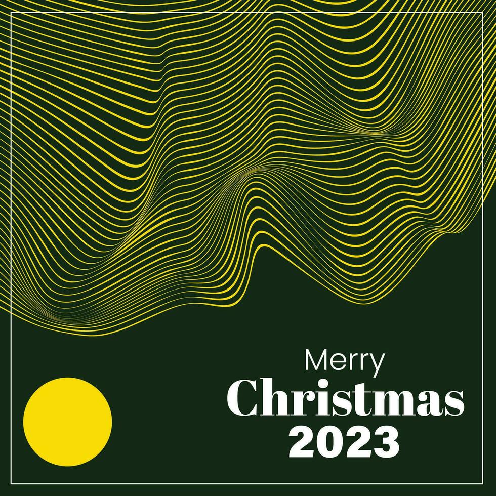 alegre Navidad 2023 retro estilo futurista antecedentes resumen vector