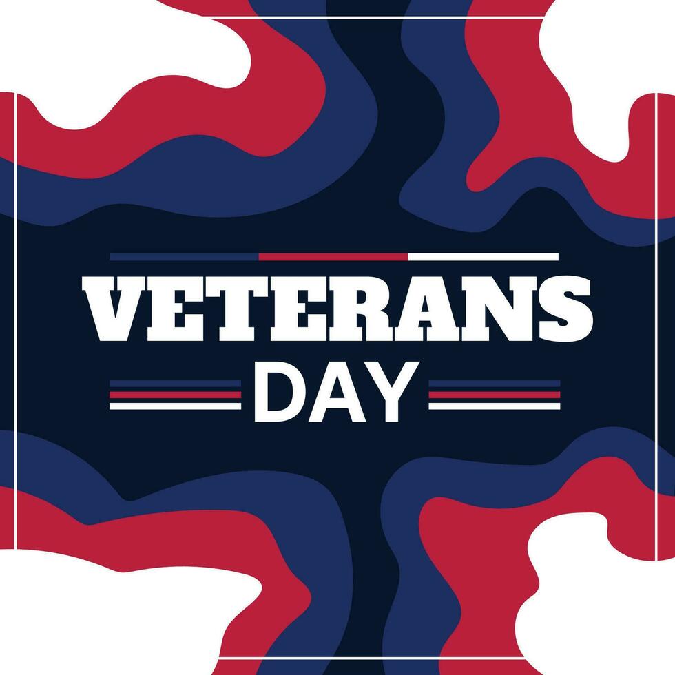 Vector Veterans Day Concept Background Design