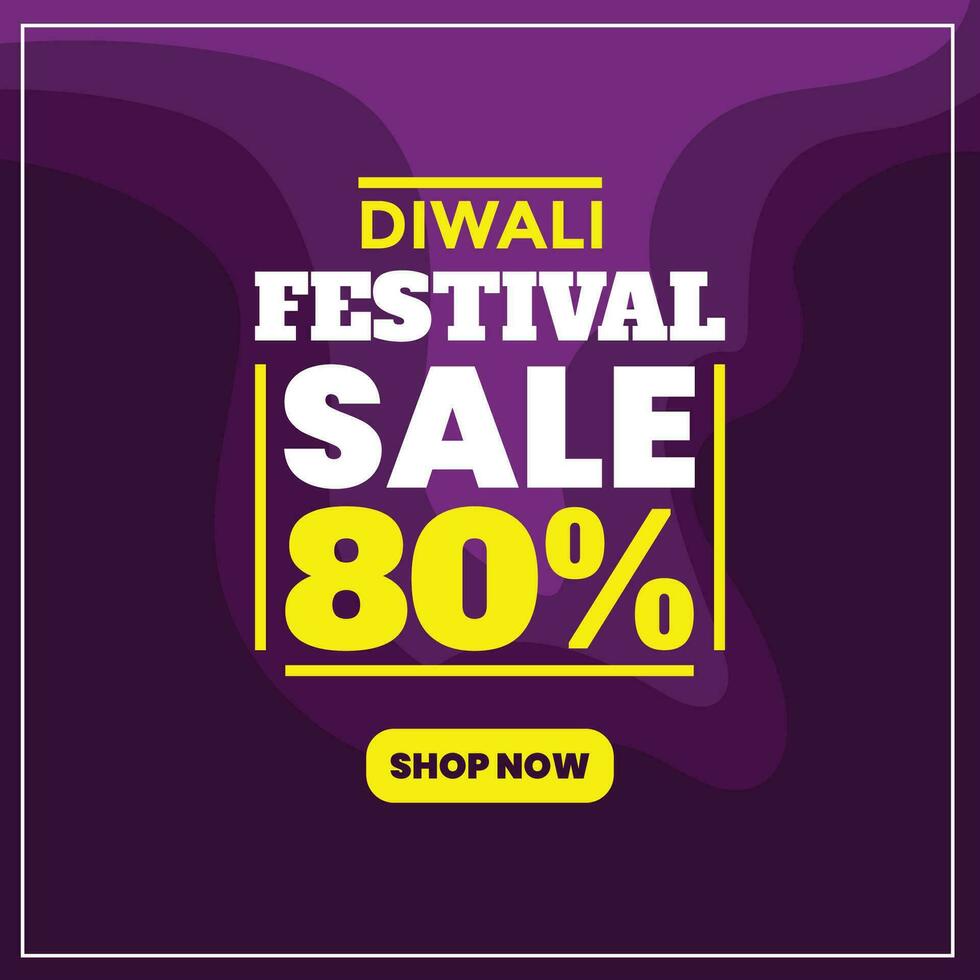 vector flat design Diwali Festival Sale concept template background