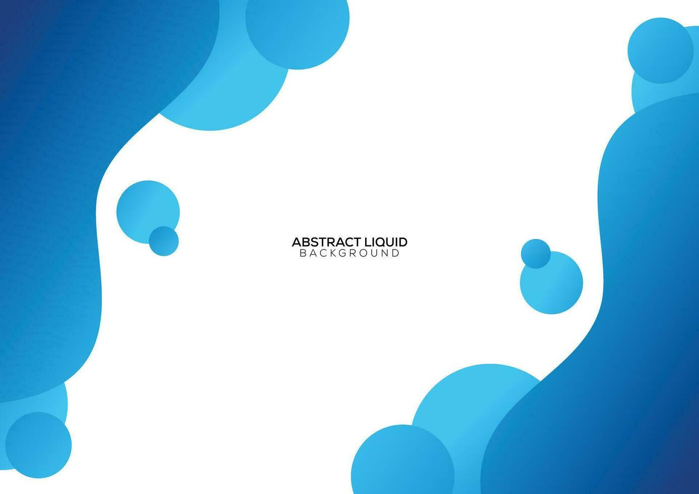 liquid color background. gradient blue color vector
