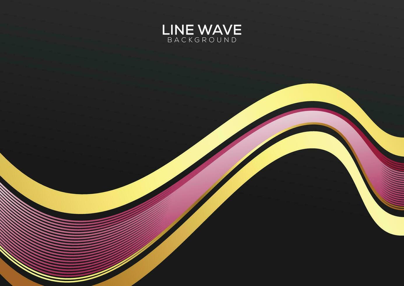 abstract wave effect luxury background multipurpose design vector