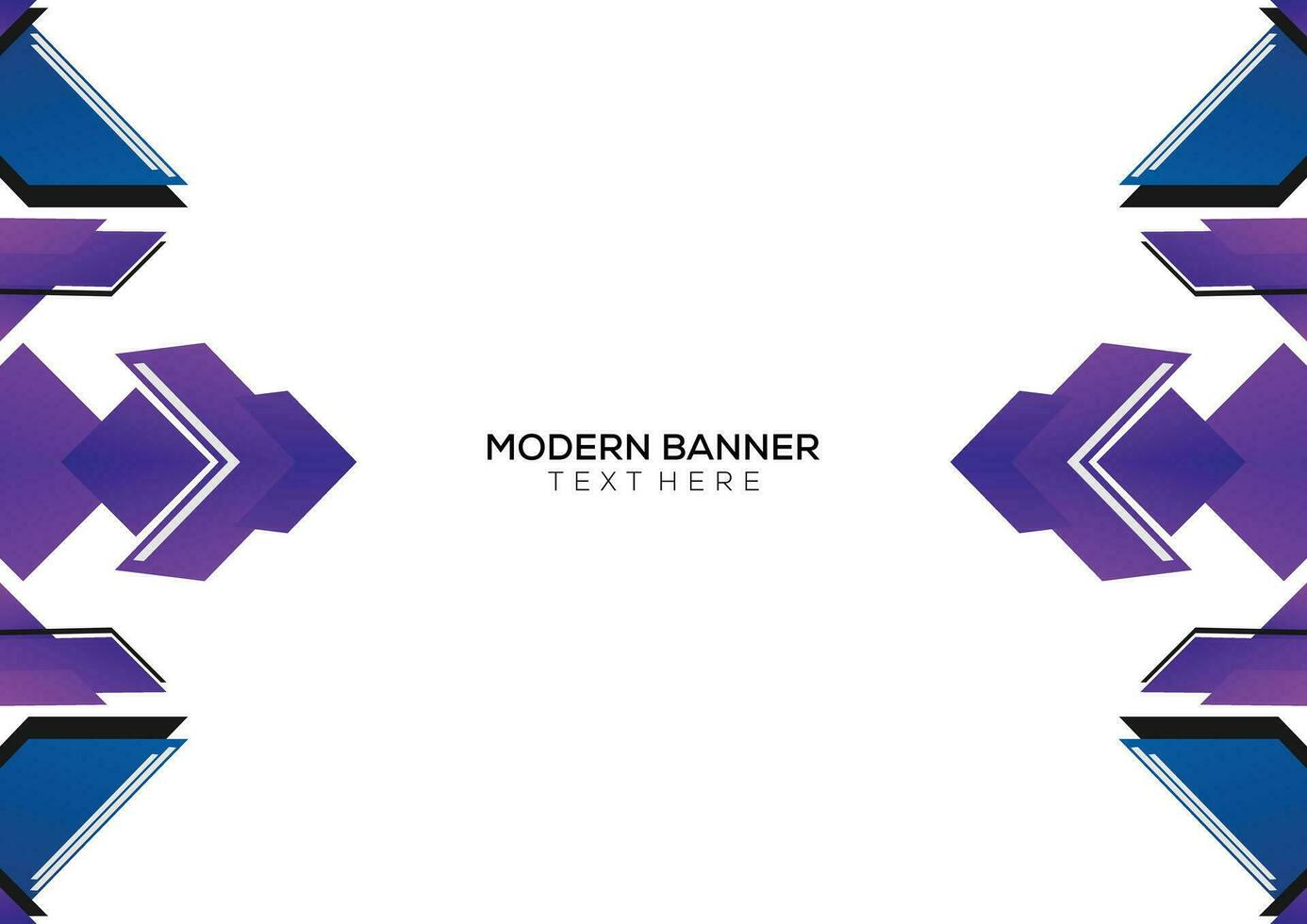 flat gradient geometric background banner vector