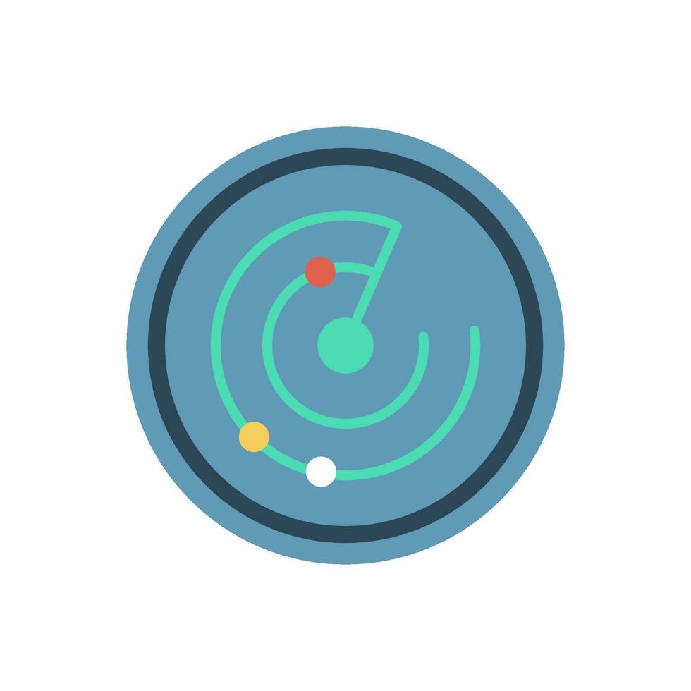 Radar icon vector design templates simple and modern concept