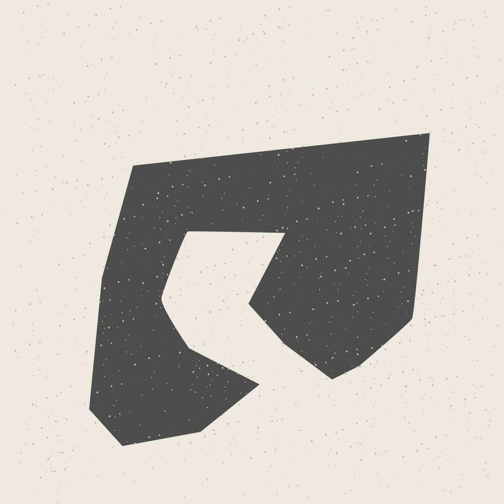 Shape Form Application Cut Out Craft Art Abstract Element Silhouette Symbol Icon vector