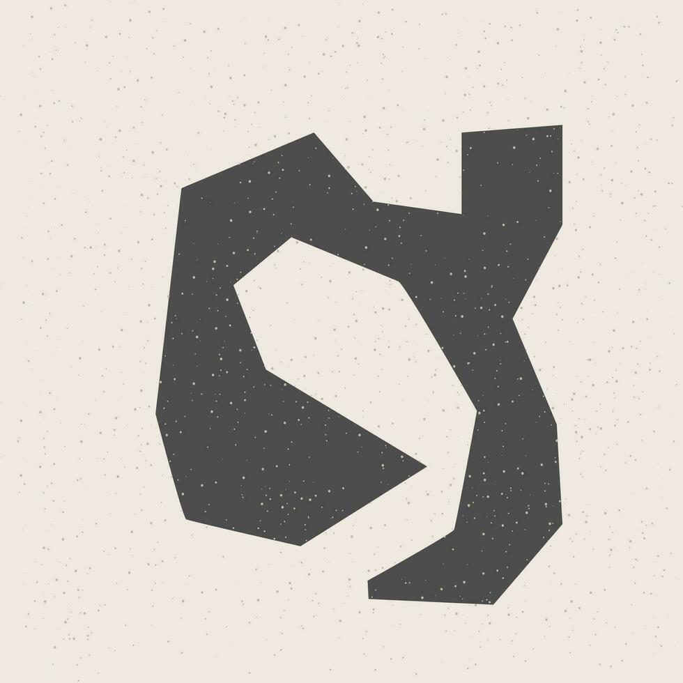 Shape Form Application Cut Out Craft Art Abstract Element Silhouette Symbol Icon vector