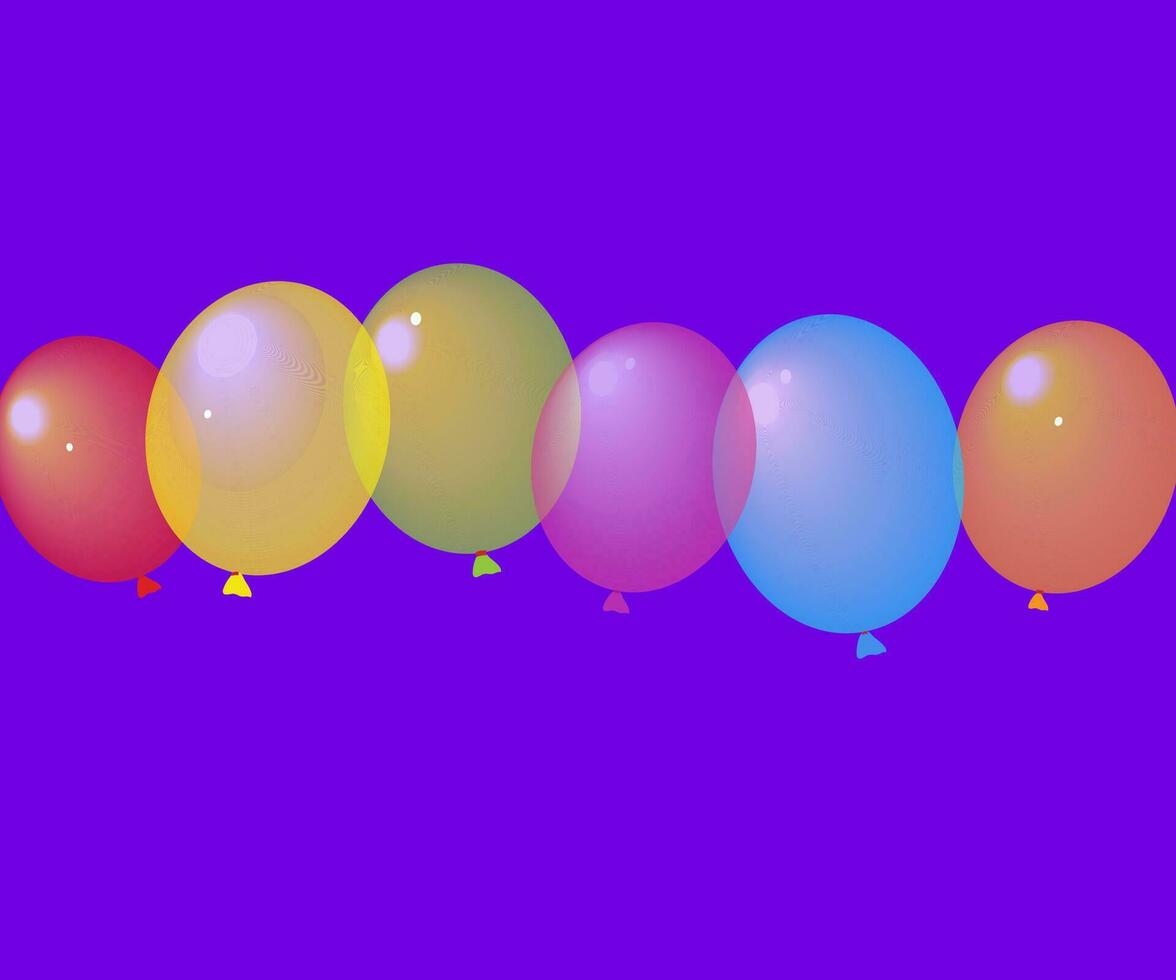 Balloon background collection, colorful and beautiful balloon background vector