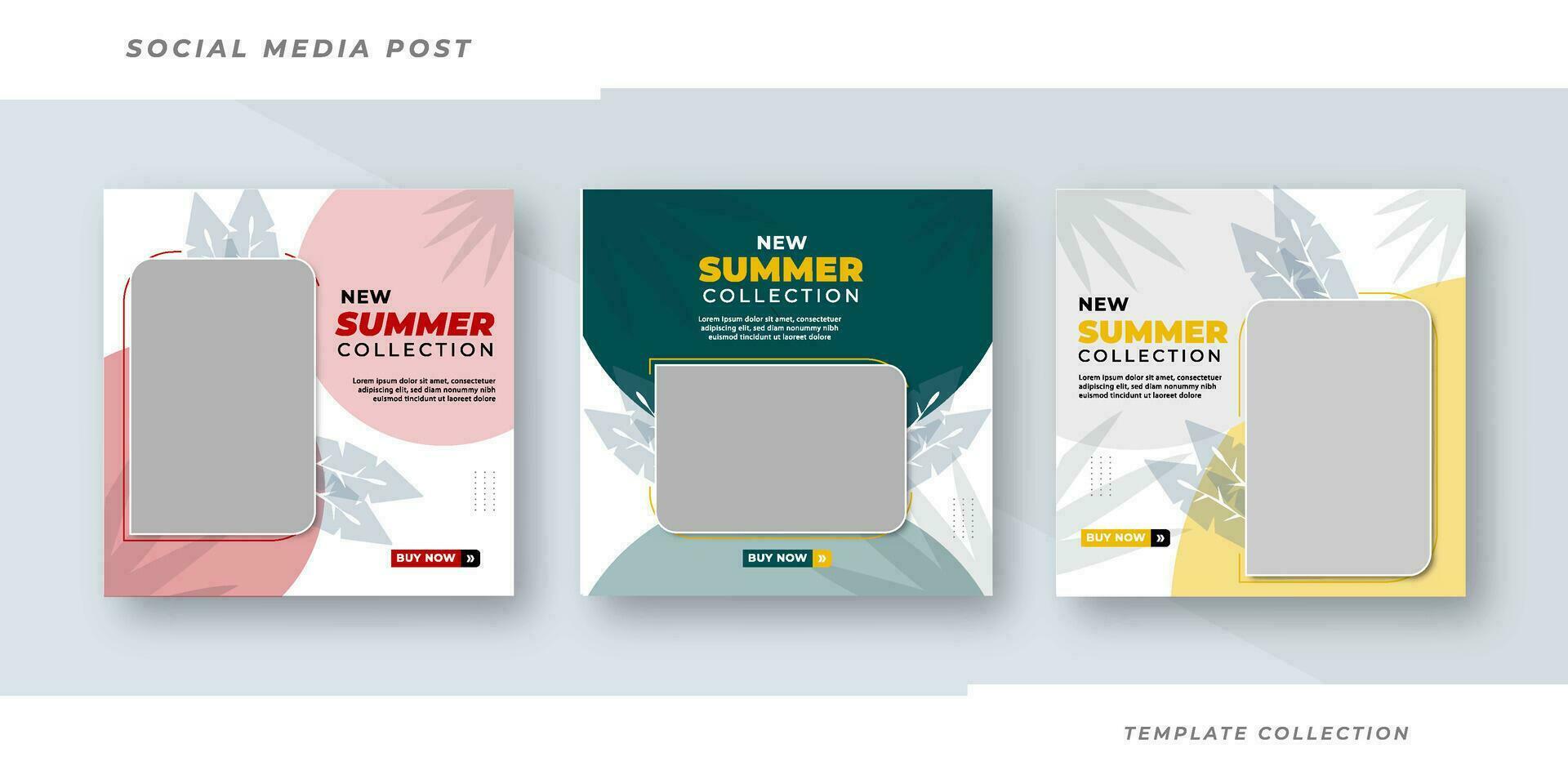 New Summer sale collection design template background banner template design. Pro Vector illustration.
