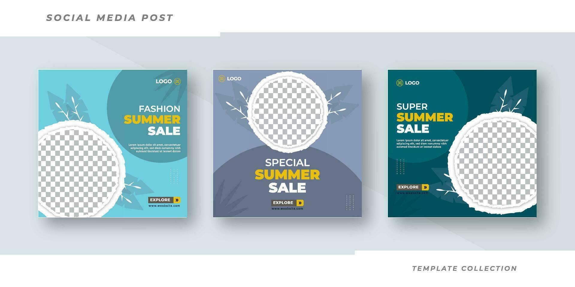 Fashion Summer sale design template background banner template design. Pro Vector