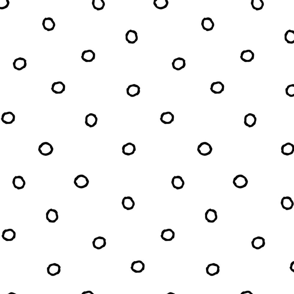 Abstract pattern, doodle circles on a transparent background, minimalistic oval design. Abstract grunge texture. Vector illustration