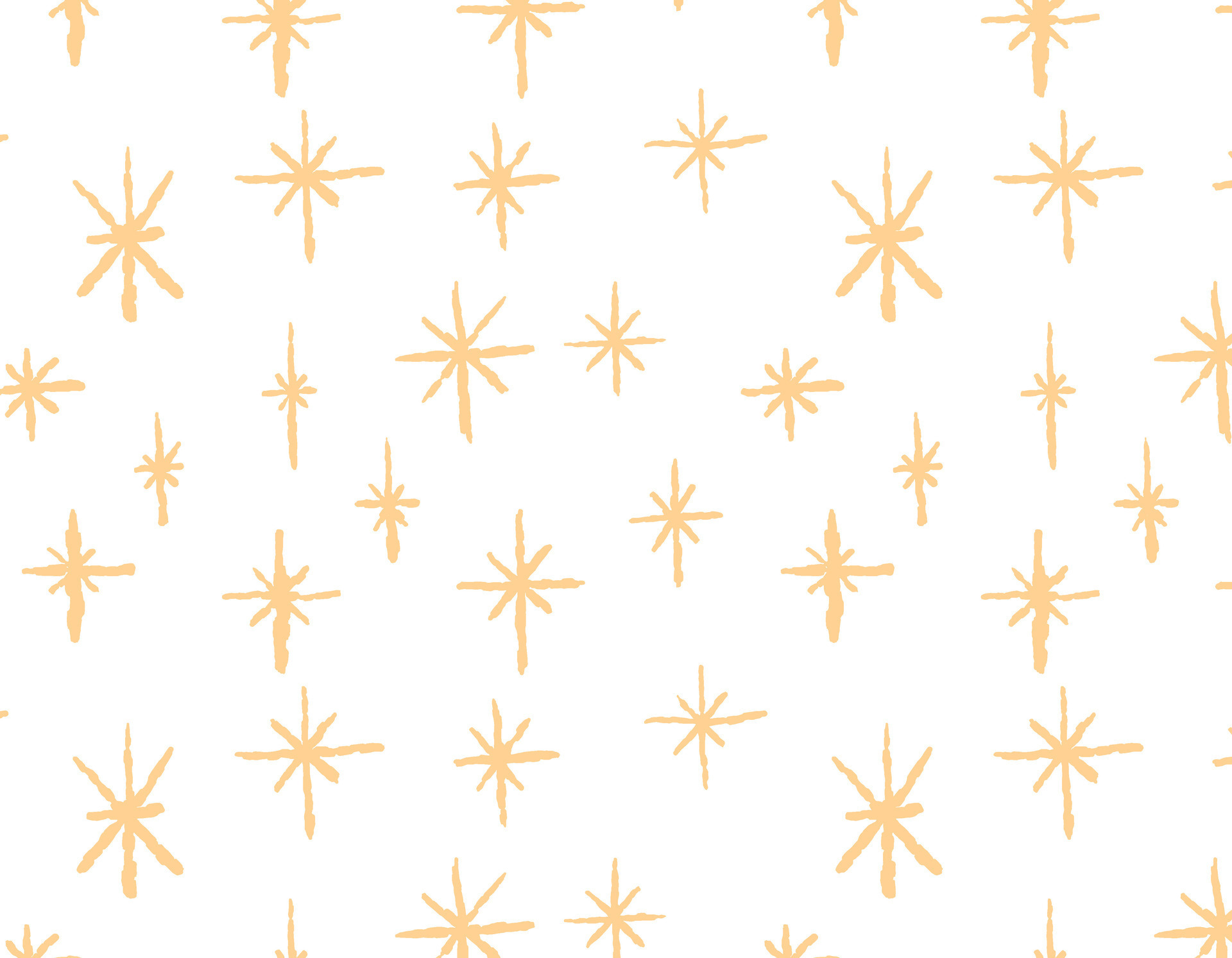 New Year star pattern on transparent background, vector pattern