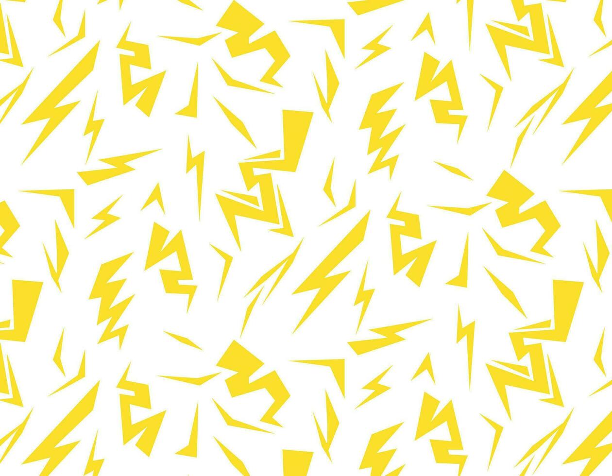 Dynamic lightning pattern on a transparent background, energy vector graphics, print for textiles and design, Nature power print