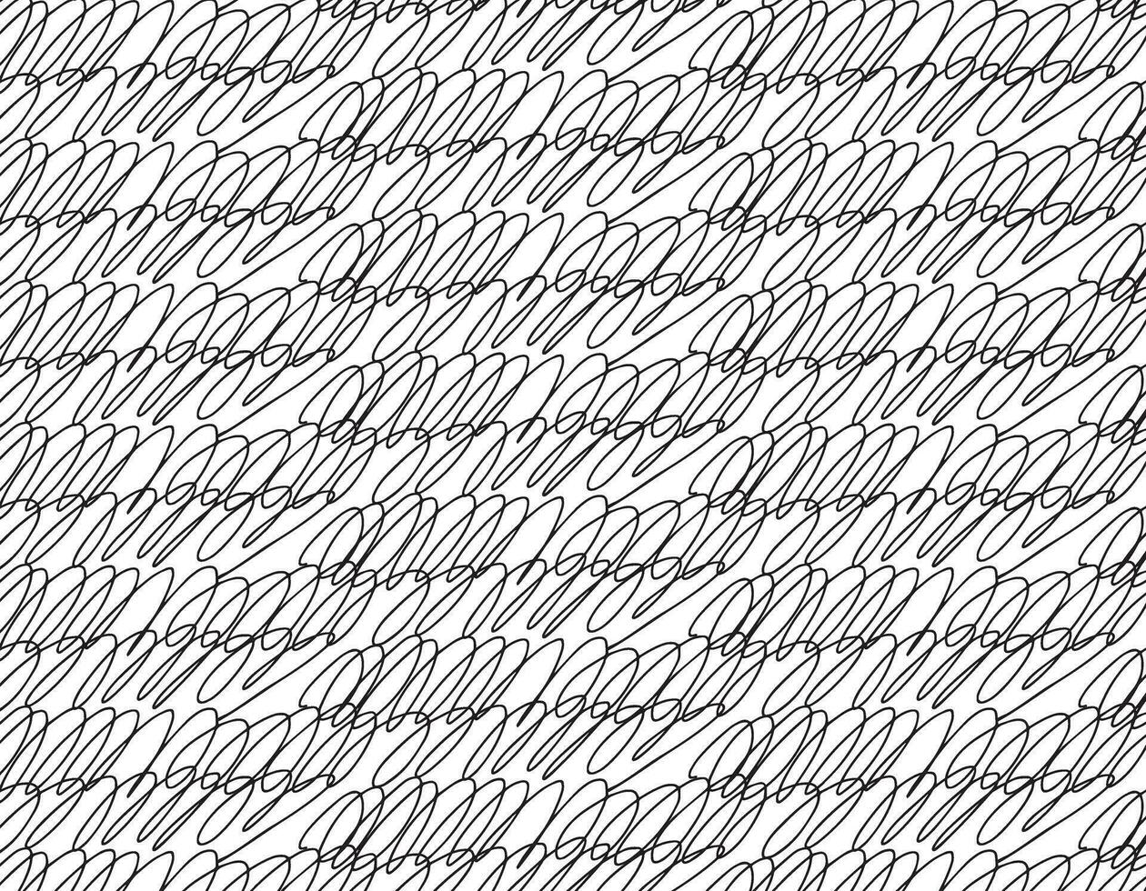 repeating wave pattern, imitation of handwriting on a transparent background. Vector graphics for print