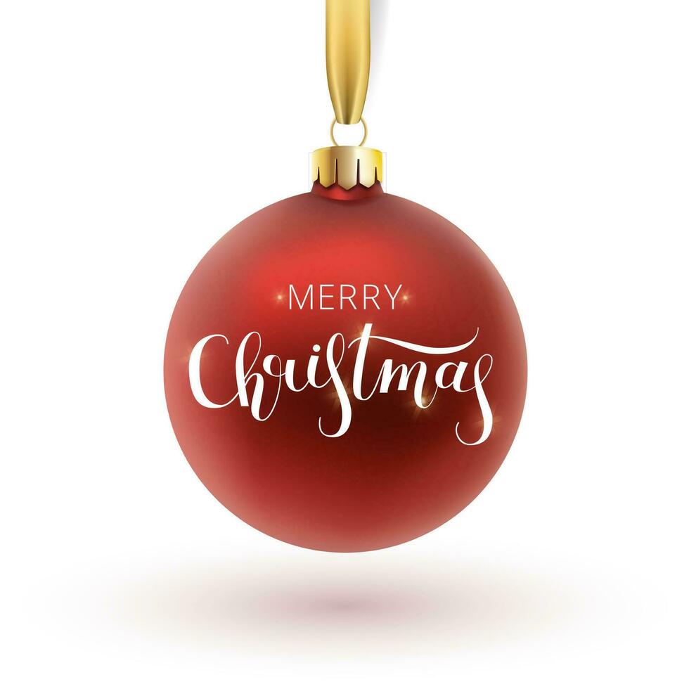 Greeting card, invitation with happy New year and Christmas. Vector Illustration