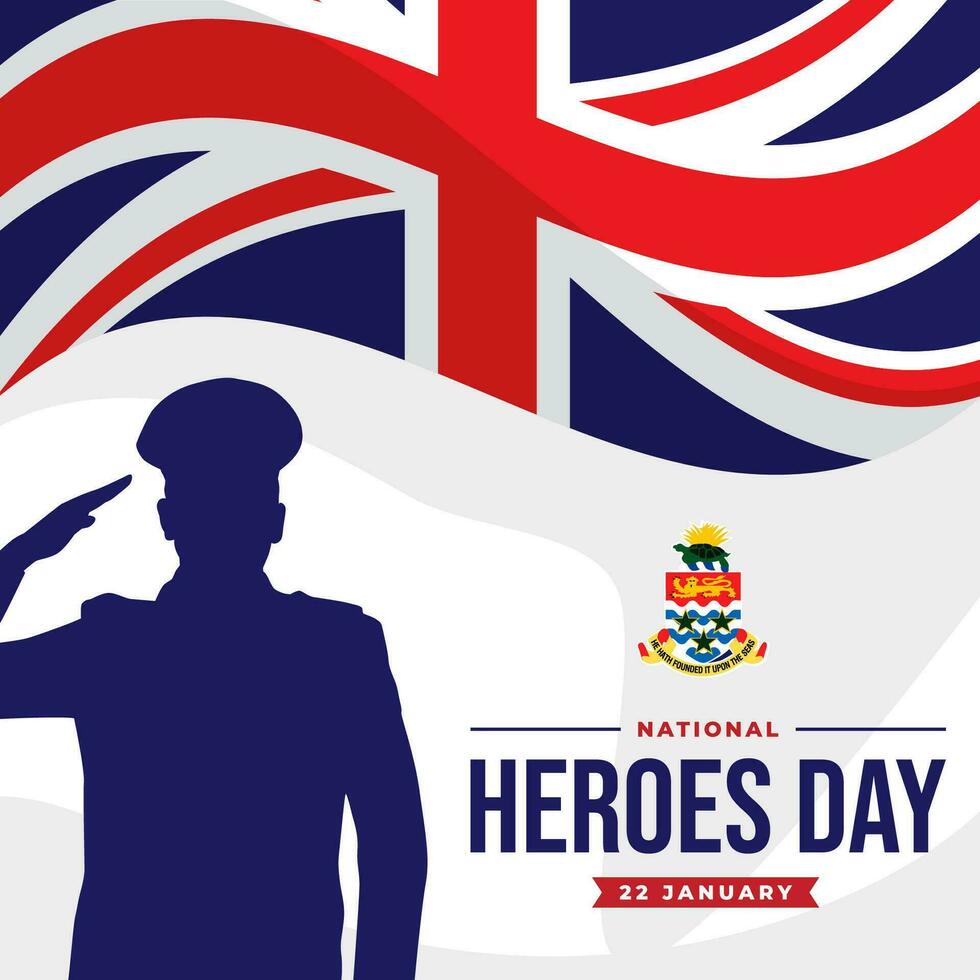 National Heroes Day. The Day of Cayman Island illustration vector background. Vector eps 10