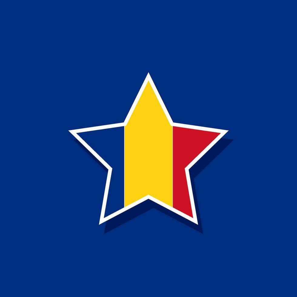 Flat vector star shaped European flag official proportions. Vector eps 10