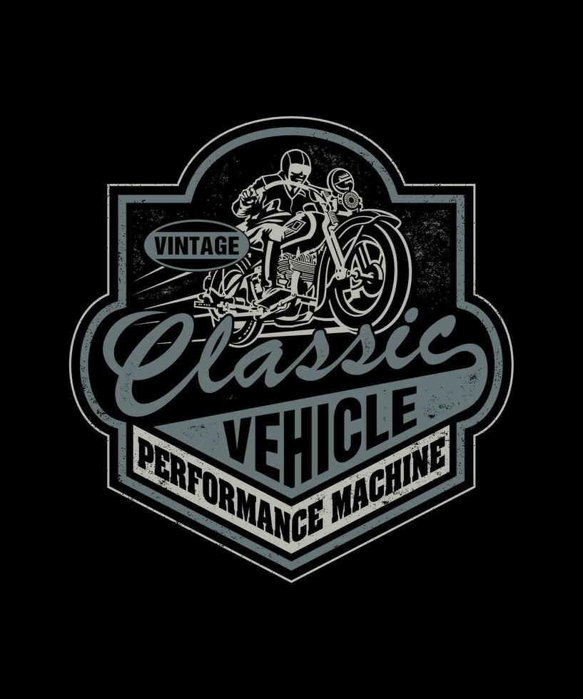 Classic vehicle vintage vector t-shirt design