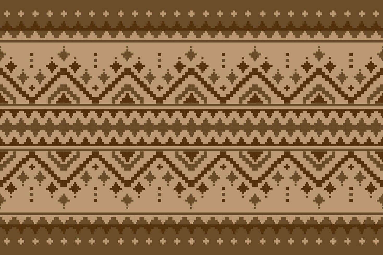 geométrico étnico sin costura modelo tradicional. marrón alfombra tribal estilo. americano, mexicano estilo. vector