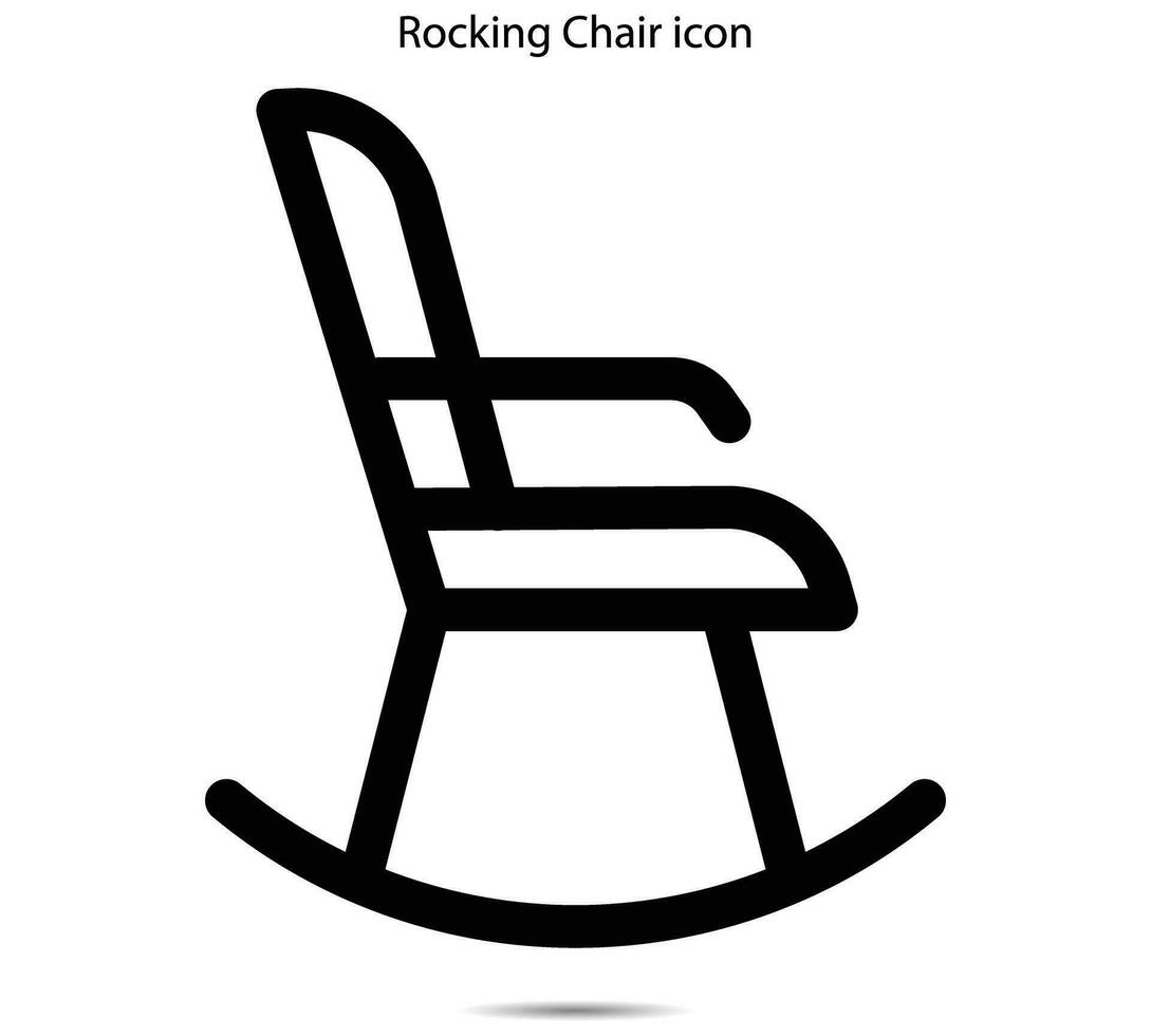 Rocking Chair icon vector