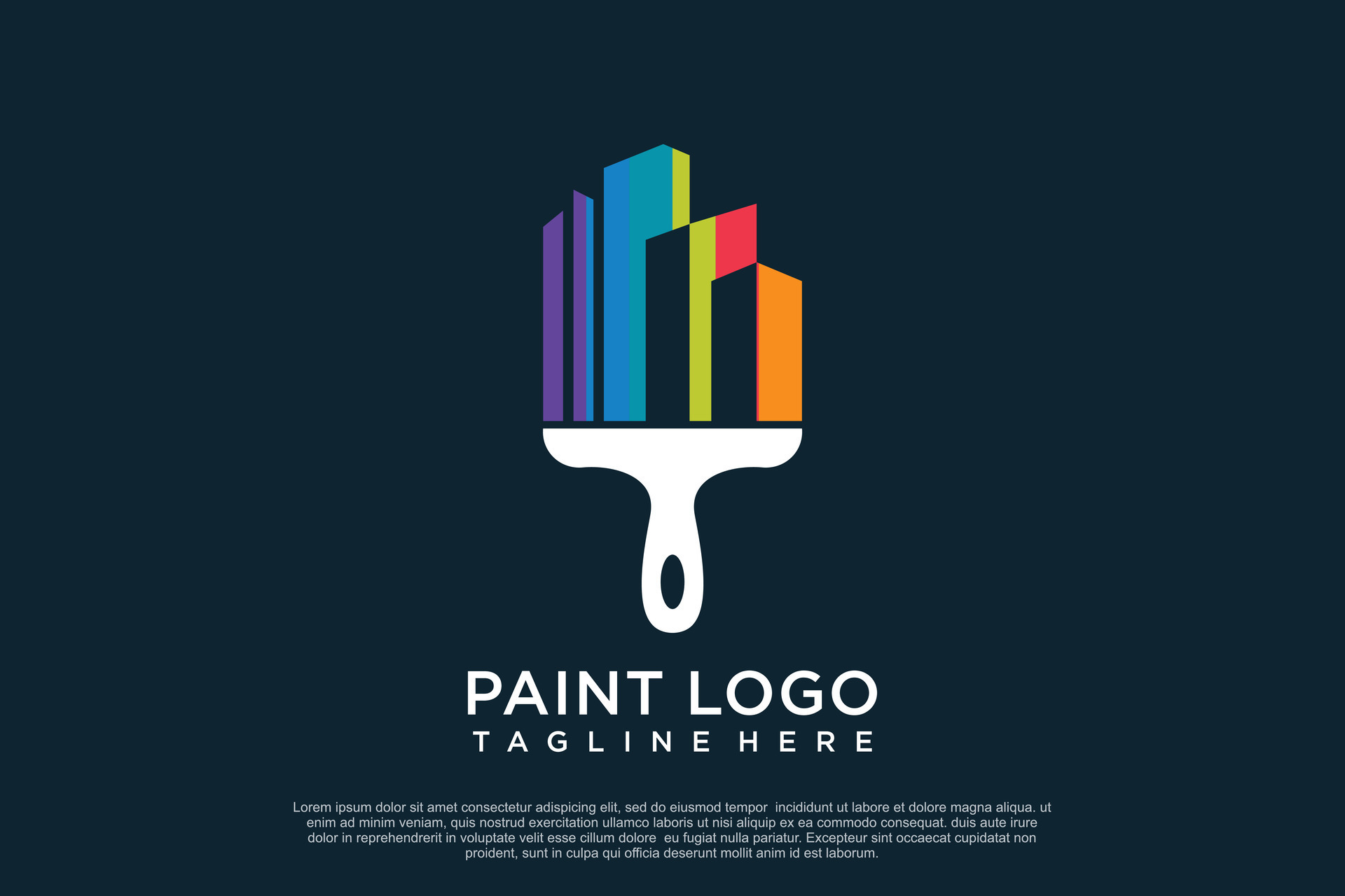 Paint Logo Design Template With Creative Unique Concept Premium Vector Paint Logo Design Template With Creative Unique Concept Premium Vector