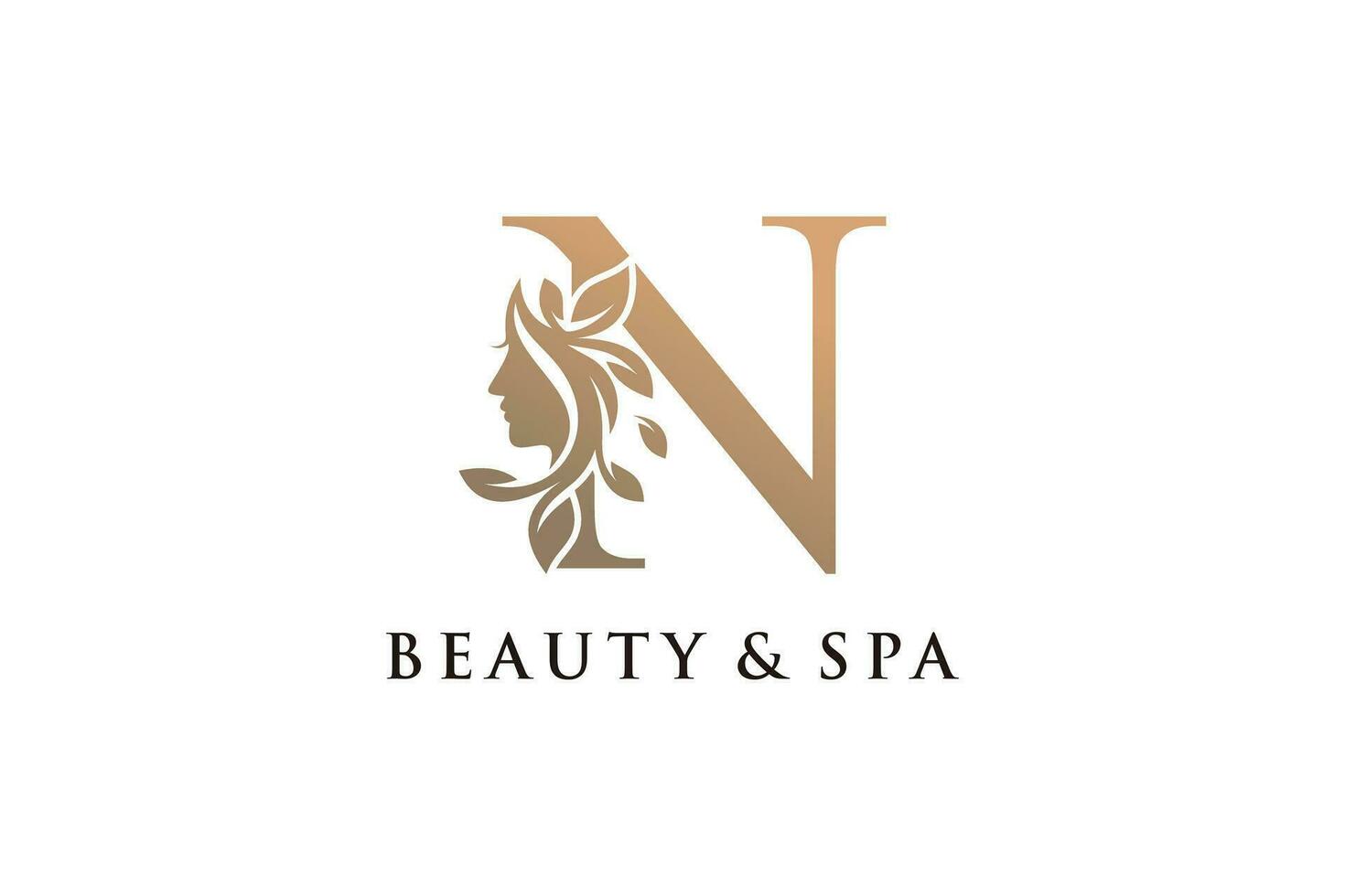 Letter logo with beauty creative concept style Premium Vector