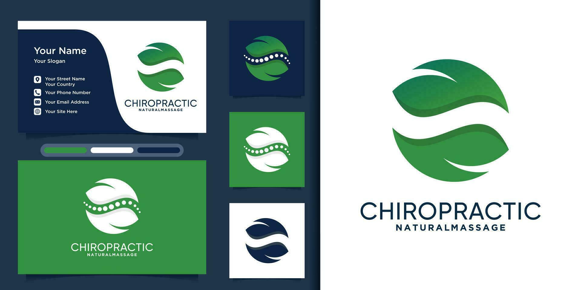 Physiotherapy logo design templates creative concept Premium Vector