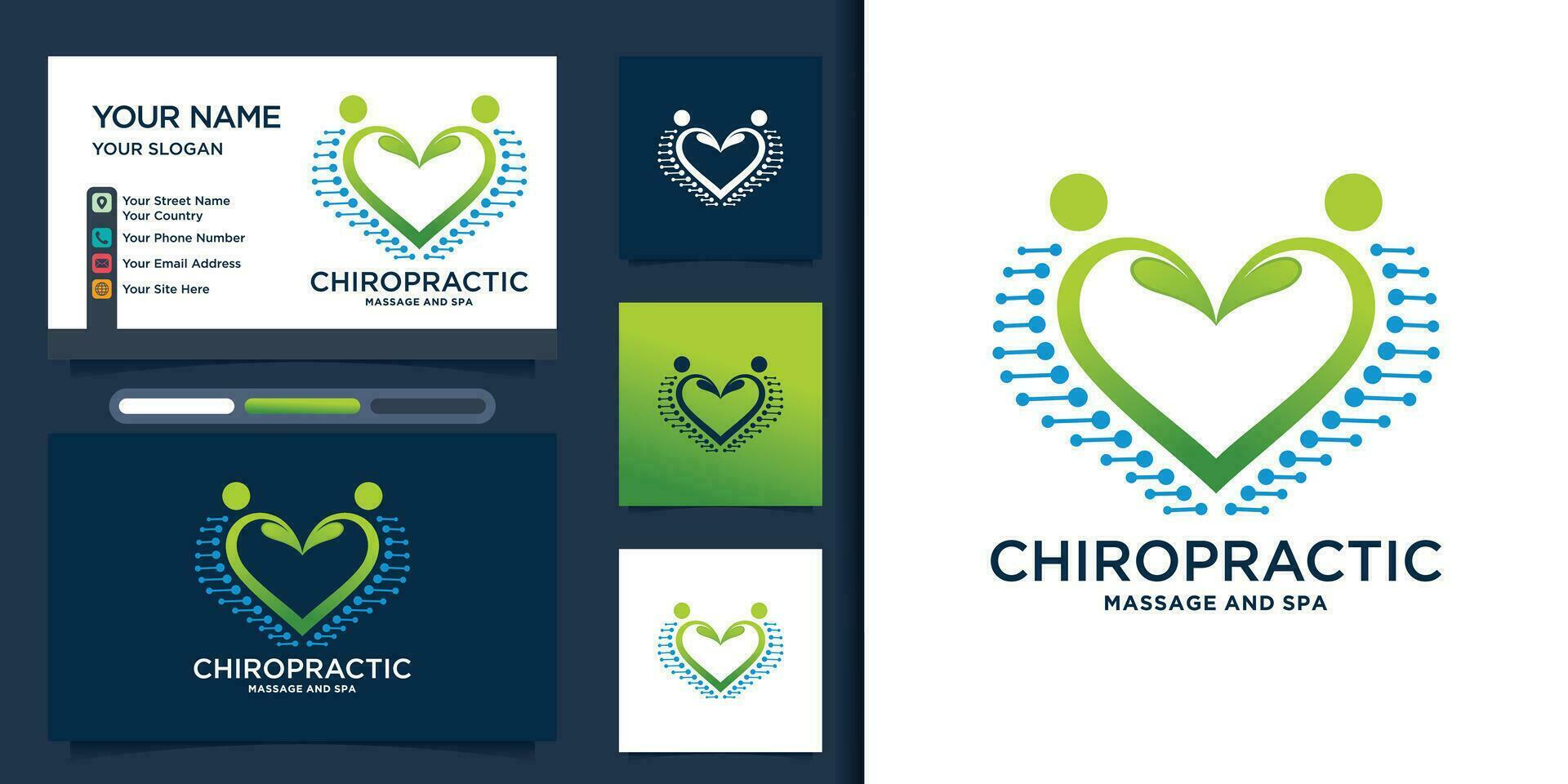 Physiotherapy logo design templates creative concept Premium Vector