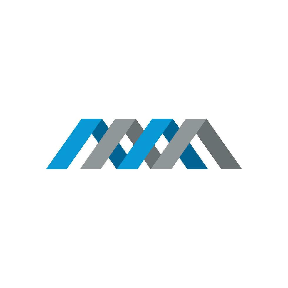 M Letter Logo Template vector