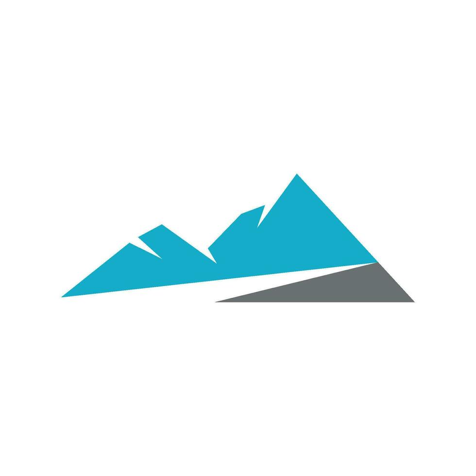 logotipo de icono de montaña vector